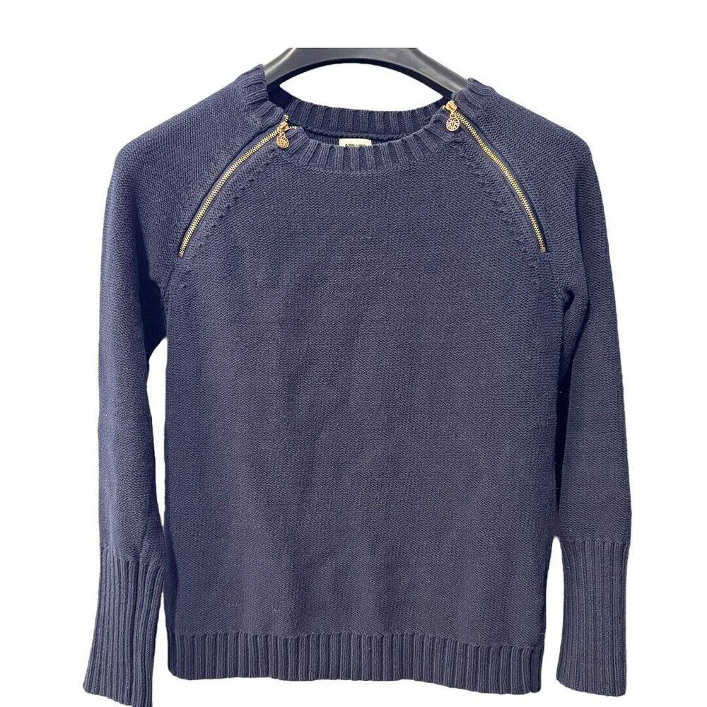 Anne Klein woman's size large navy knit‎ sweater
